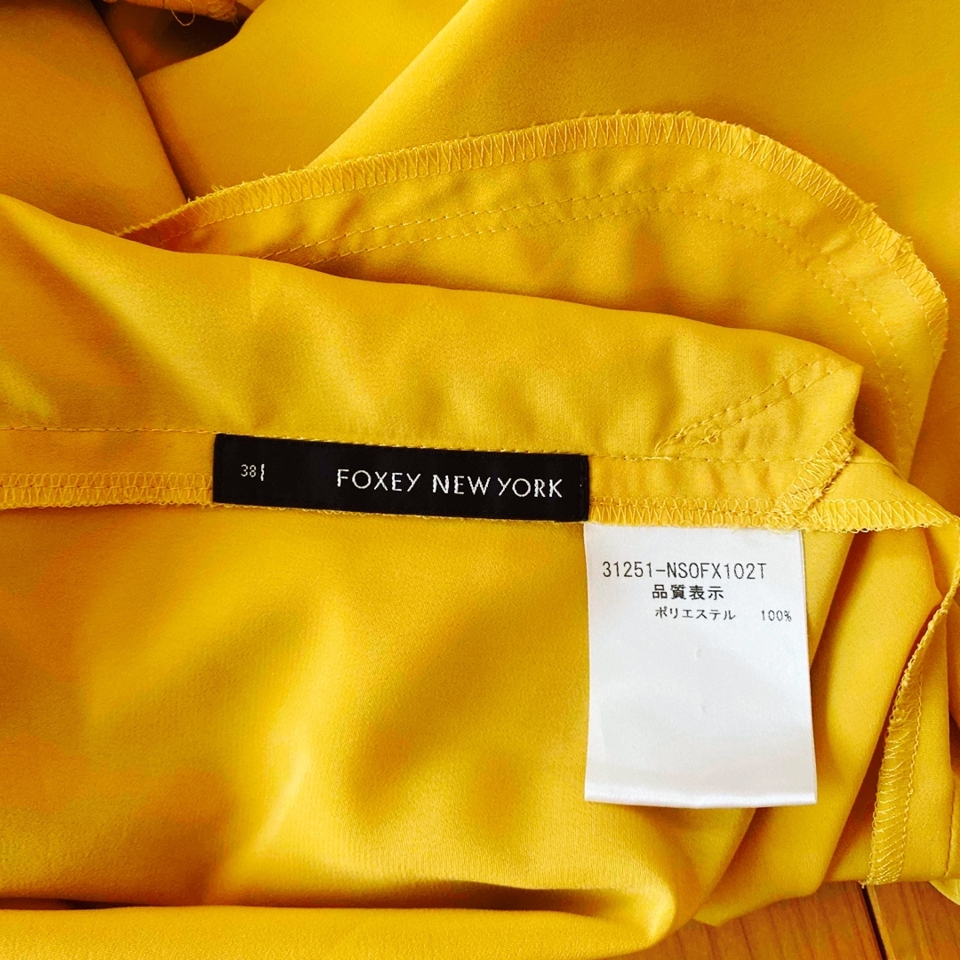 FOXEY NEW YORK - フォクシーニューヨーク イエローカラーワンピース