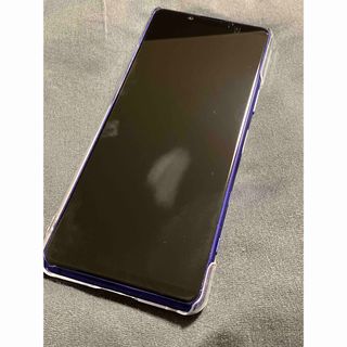 エヌティティドコモ(NTTdocomo)のドコモ　Xperia SO-52A パープル　ジャンク(スマートフォン本体)