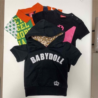 ベビードール(BABYDOLL)のBABYDOLL☆フード付Tシャツ他☆3枚セット☆80cm(Ｔシャツ)