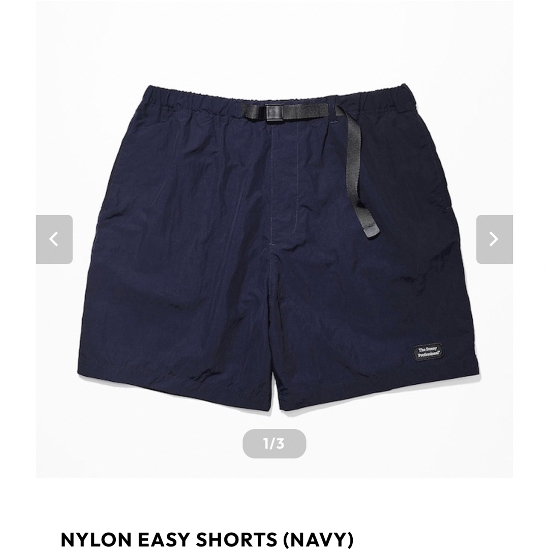 NYLON EASY SHORTS (BLACK) Lサイズ