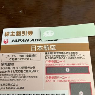 JAL 株主割引券 1枚 日本航空 株主優待券 /割引き券(航空券)