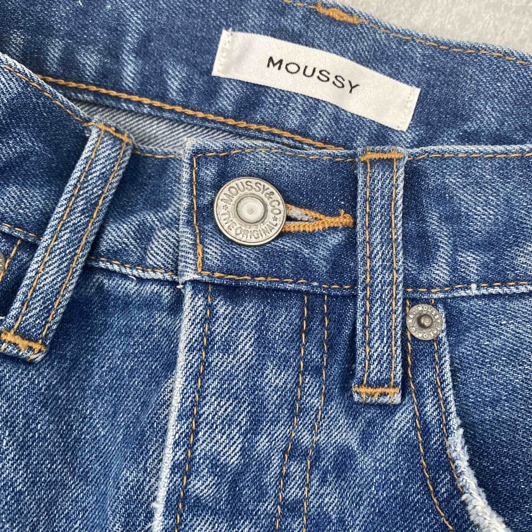 moussy(マウジー)のmoussyデニムスカート レディースのスカート(ミニスカート)の商品写真