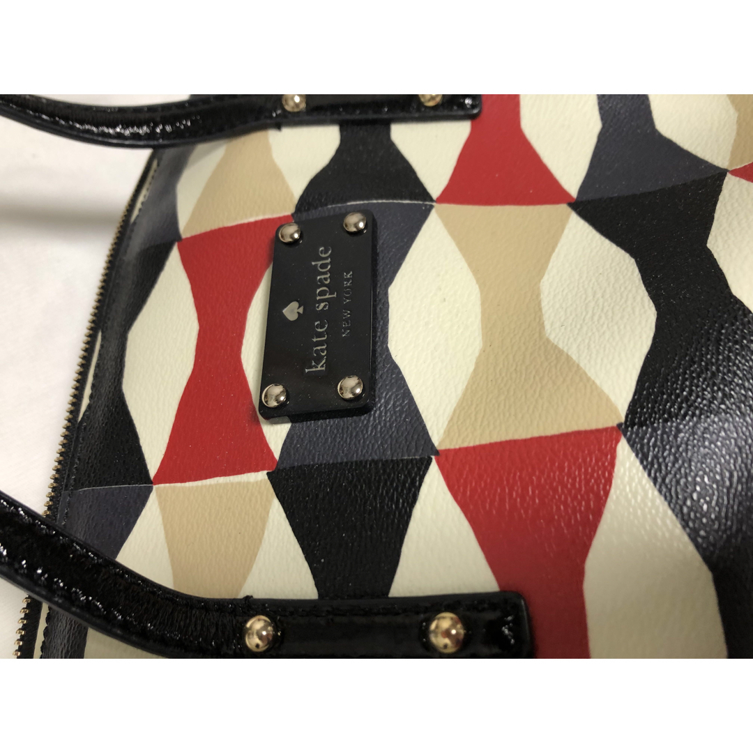 kate spade NEW YORK ボストンバッグ リボン柄