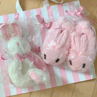 シャーリーテンプル(Shirley Temple)のシャーリーテンプル🎀ぬいぐるみ🐰スリッパ(ぬいぐるみ)