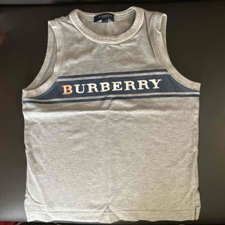 バーバリー(BURBERRY)のBurberry バーバリー　タンクトップ　グレー　London(Tシャツ/カットソー)