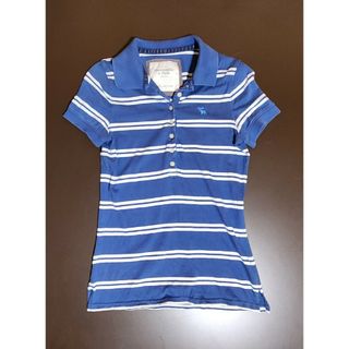 アバクロンビーアンドフィッチ(Abercrombie&Fitch)の【美品】Abercrombie & Fitch ボーダー　ポロシャツ　US:S(ポロシャツ)