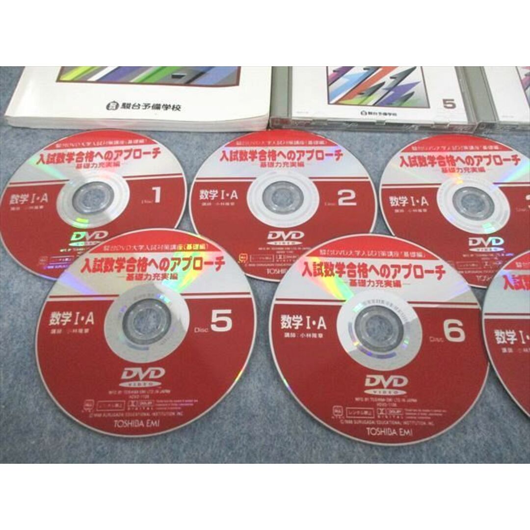 UR12-062 駿台 DVD大学入試対策講座(基礎編) 入試数学合格へのアプローチ 基礎力充実編 2002 DVD7枚付 小林隆章 89M0D