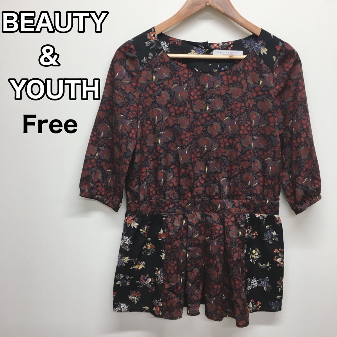 BEAUTY&YOUTH UNITED ARROWS(ビューティアンドユースユナイテッドアローズ)のBEAUTY & YOUTH  UNITED ARROWS レトロ柄チュニック レディースのトップス(チュニック)の商品写真