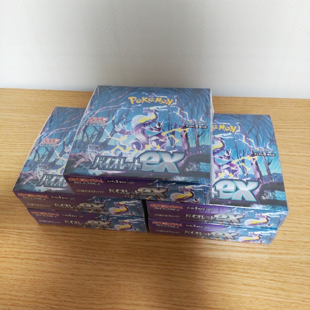 スカーレットex box シュリンク付き 5box ポケモンカード