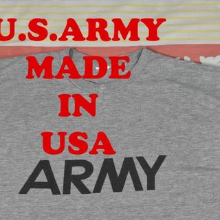 ミリタリー(MILITARY)のARMY Tシャツ 12909 USA製 ミリタリー 米軍 00 80 90(Tシャツ/カットソー(半袖/袖なし))