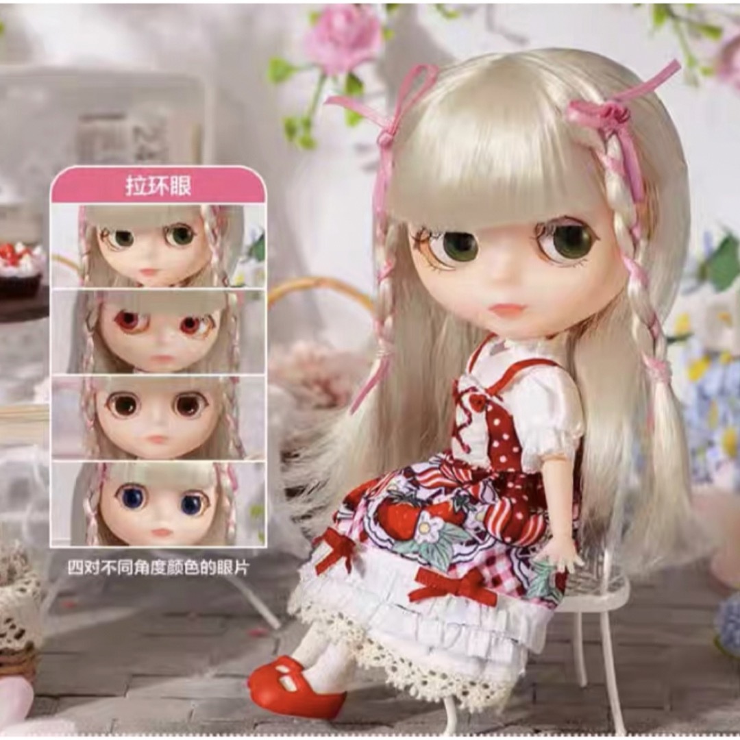 新作POPMART Blythe ストロベリー ドレス ドール ブライス 日本国内