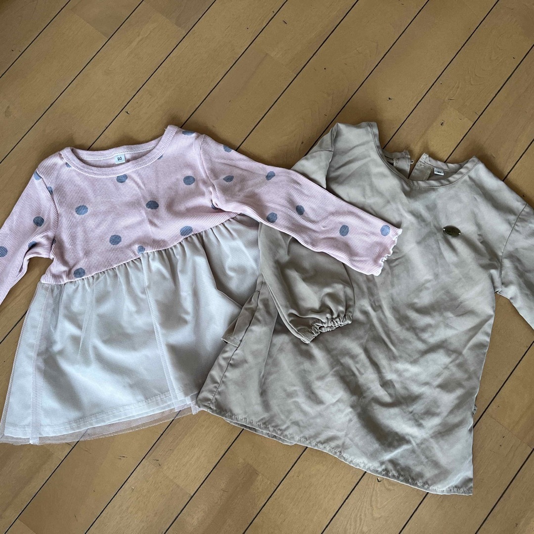 子供服　秋冬　保育園着　キッズ キッズ/ベビー/マタニティのキッズ服女の子用(90cm~)(Tシャツ/カットソー)の商品写真