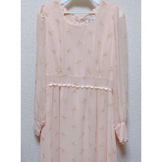 MILK レイアdress ピーチピンク