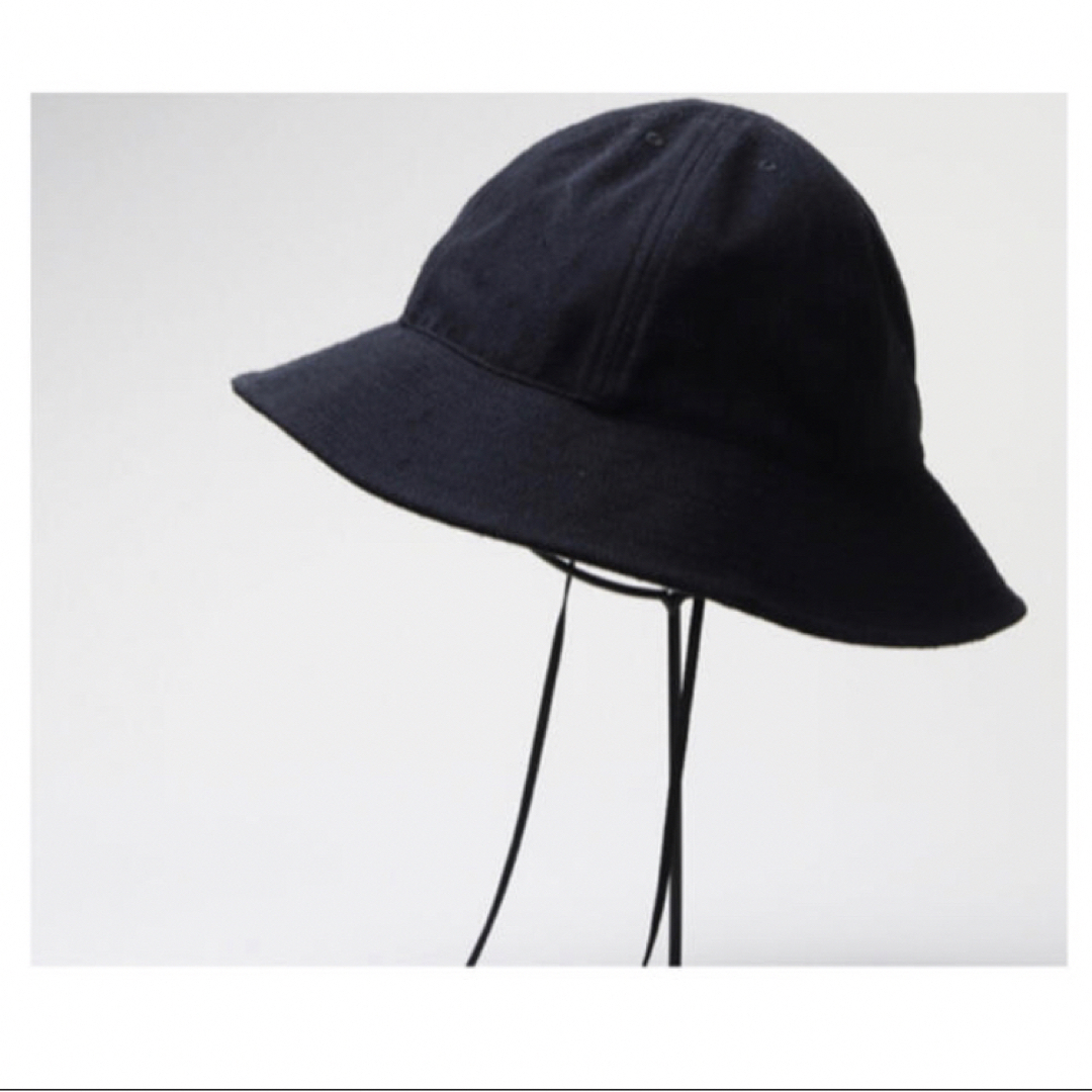 COMOLI COMOLI SS シルクネップハット BLACK 新品未使用 未試着の