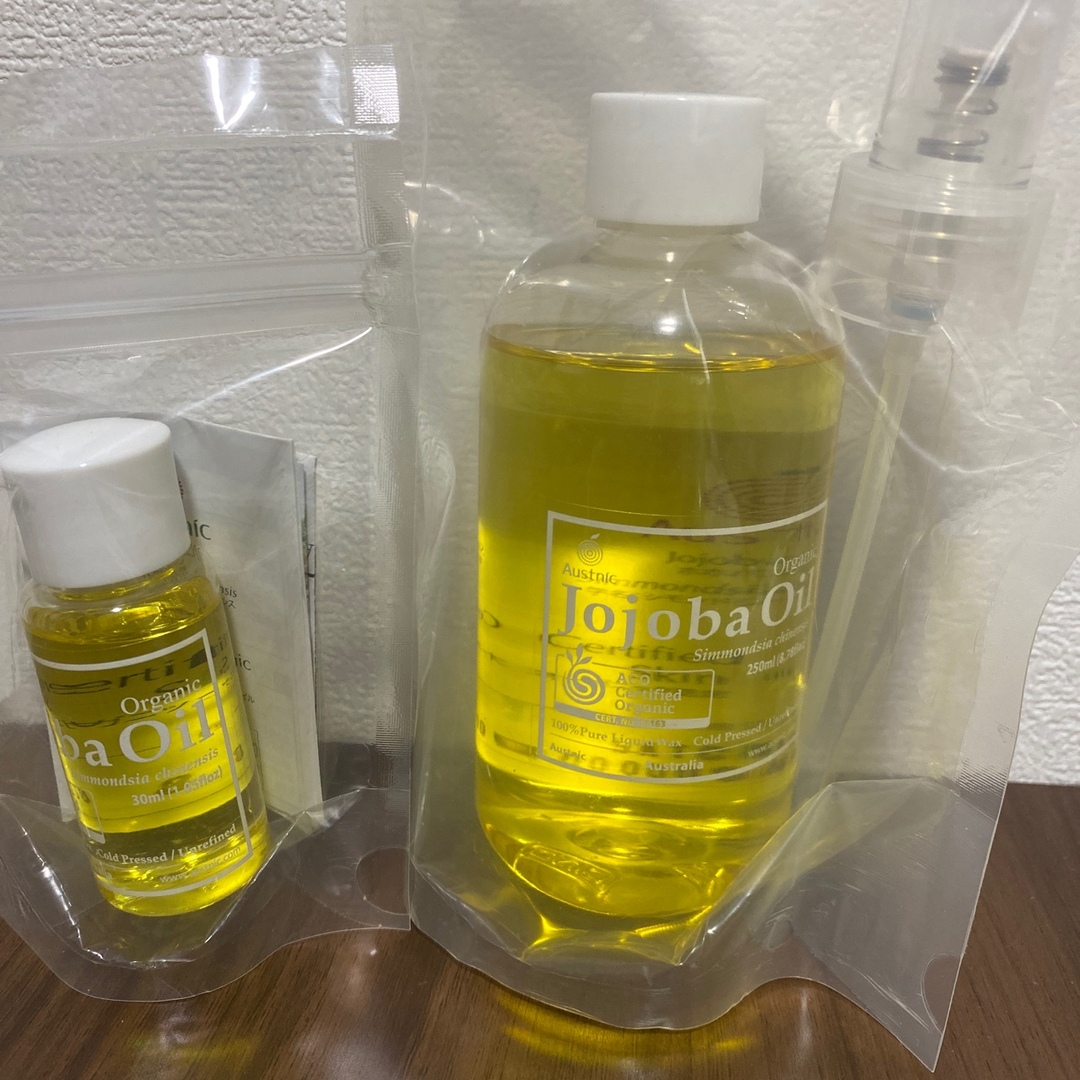 オーガニックホホバオイル2つ280ml jojobaoil