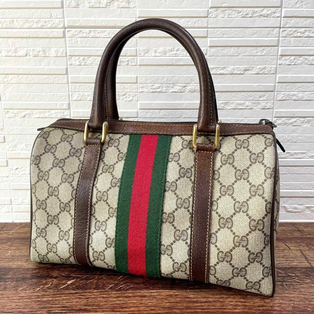 Gucci - オールド グッチ シェリーライン GG ミニボストン ハンド
