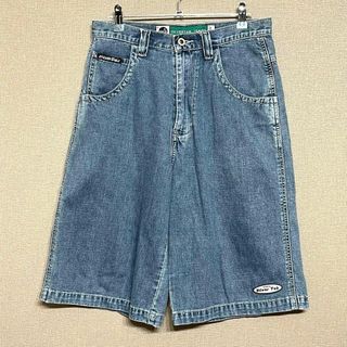 リーバイス(Levi's)のリーバイス シルバータブ メンズ【M】ハーフパンツ 綿100% ワイド 薄青系(ショートパンツ)