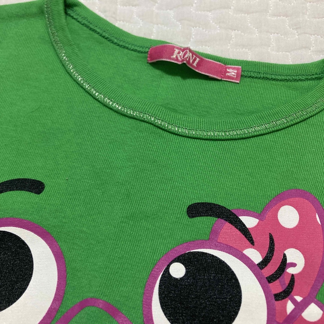 RONI(ロニィ)のRONI ピンクパンサー グリーン Tシャツ キッズ/ベビー/マタニティのキッズ服女の子用(90cm~)(Tシャツ/カットソー)の商品写真