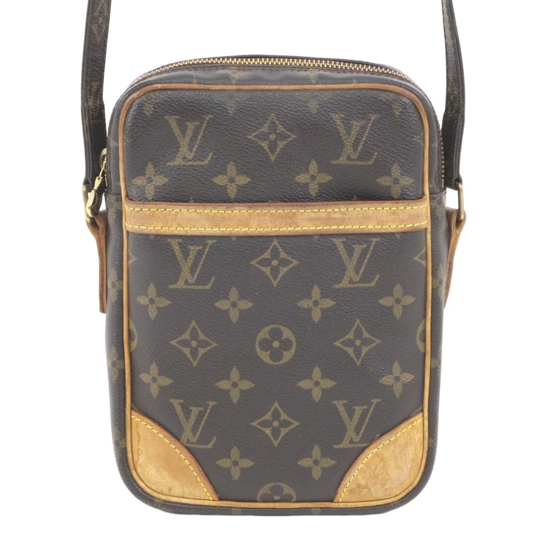 $$ LOUIS VUITTON ルイヴィトン モノグラム ダヌーブ ショルダーバッグ SL0064 M45266 ブラウン