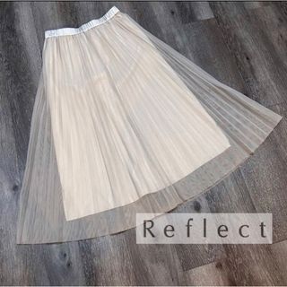 リフレクト(ReFLEcT)のリフレクト　チュール　プリーツスカート(ロングスカート)