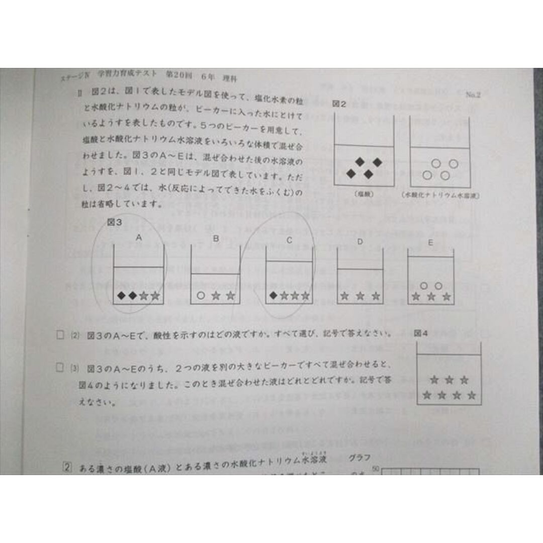 US03-001日能研 小6 全国公開模試/合格力実践/学習力育成テストなど 通年セット 国/算/理/社 計45回分 2022 算社理国 ★ 00L2D