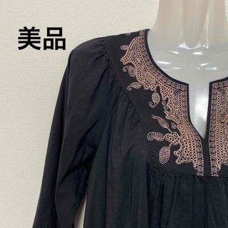 クロコダイル(Crocodile)の美品　Crocodile クロコダイルチュニック　ブラウス(シャツ/ブラウス(長袖/七分))