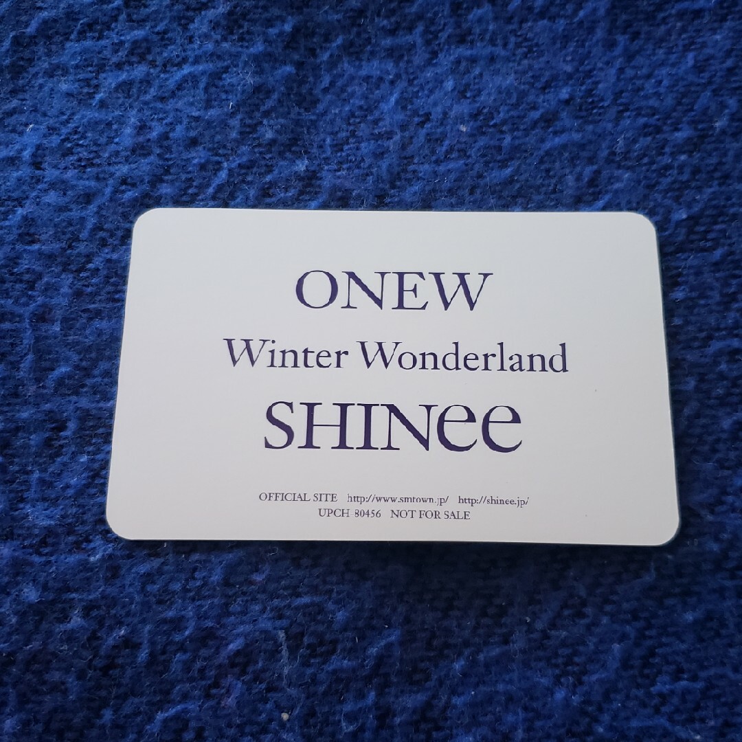 SHINee　WinterWonderland オニュ トレカ エンタメ/ホビーのCD(K-POP/アジア)の商品写真