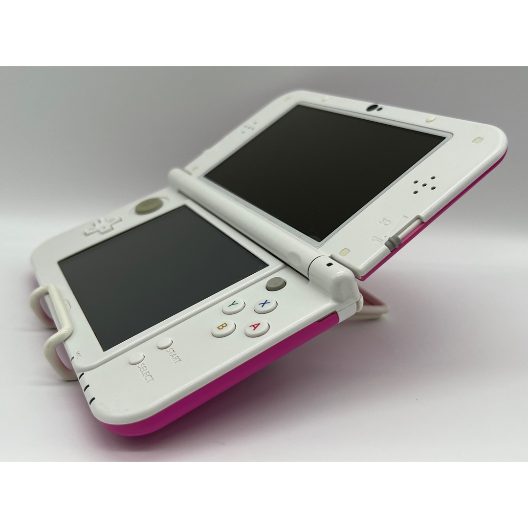 【完品・液晶美品】 Newニンテンドー3DS LL ピンク×ホワイト 本体