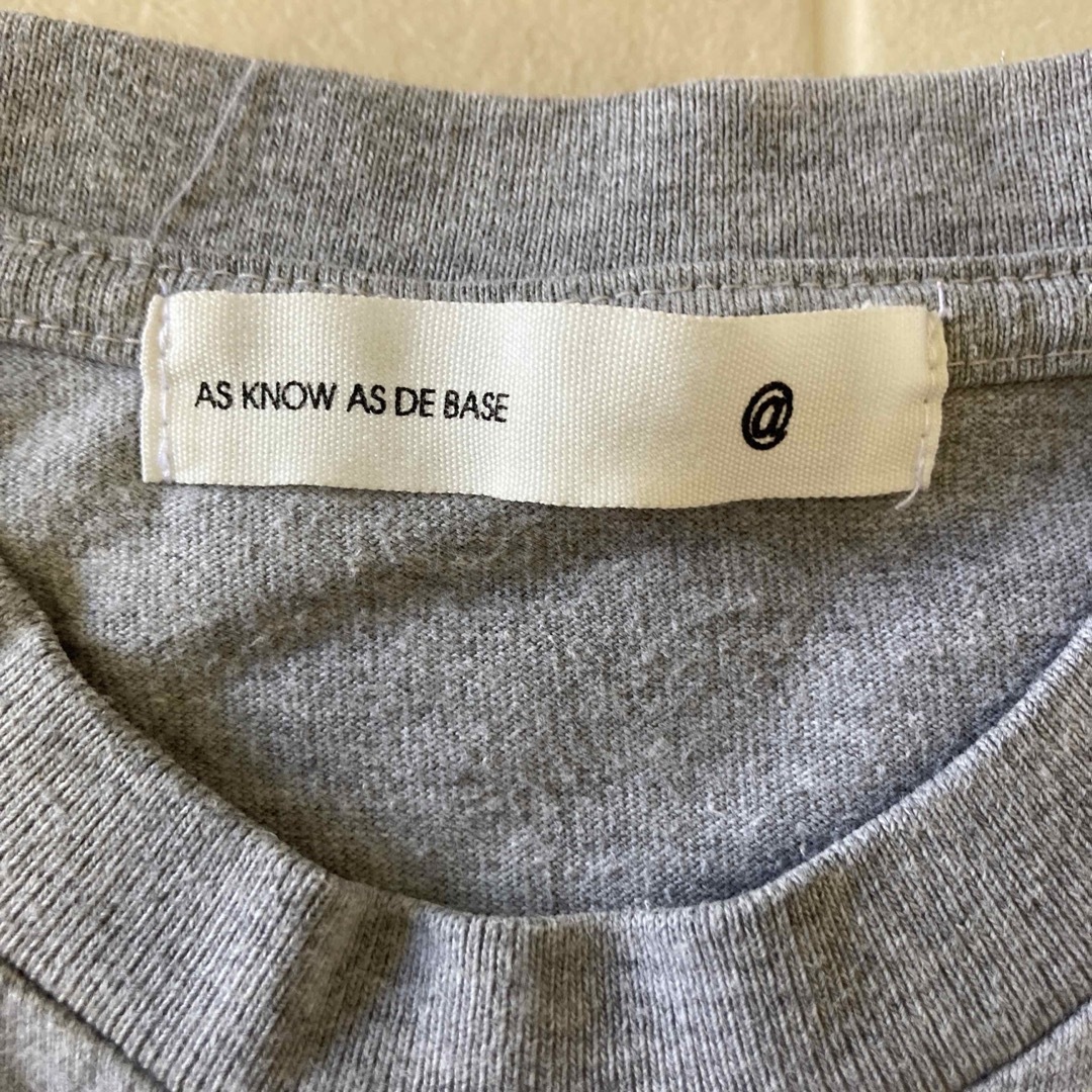 as know as de base(アズノゥアズドゥバズ)のAS KNOW AS DE BASE  レディースTシャツ レディースのトップス(Tシャツ(半袖/袖なし))の商品写真