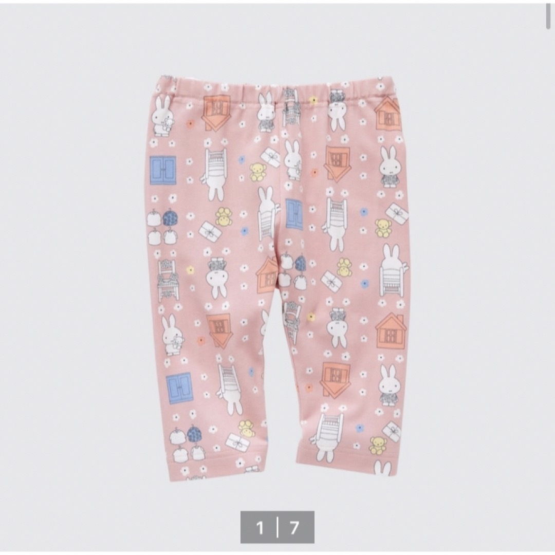 UNIQLO 新品 ユニクロ baby レギンス 7分丈 80 ミッフィー 2枚セット 花柄の通販 by mint's shop｜ユニクロならラクマ