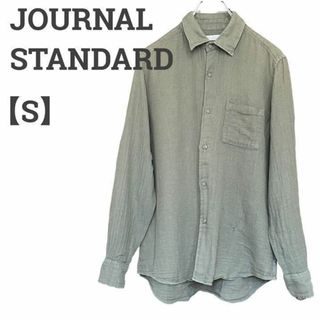 ジャーナルスタンダード(JOURNAL STANDARD)のジャーナルスタンダード メンズ【S】シャツ☆コットンリネン シンプル☆カーキ(シャツ/ブラウス(長袖/七分))