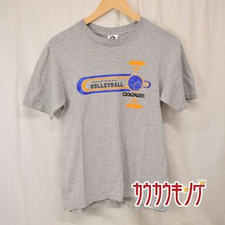 ゴールドウイン GOLDWIN コットン 半袖 シャツ Tシャツ S グレー ユニセックス バレーボール ウェア インターハイ(バレーボール)