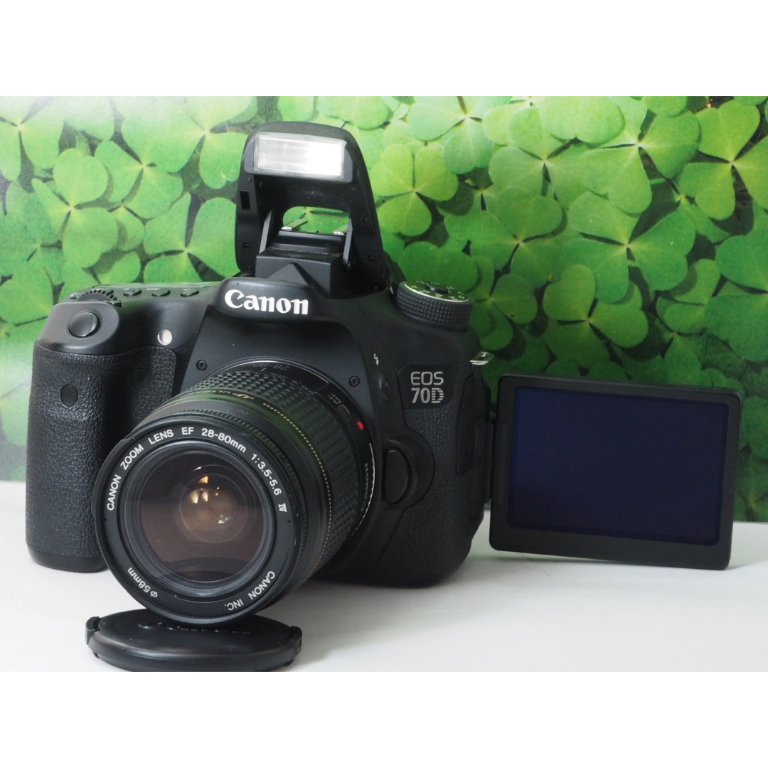 【美品】Wifi搭載❤️Canon EOS70D高画質2020万画素レンズセット