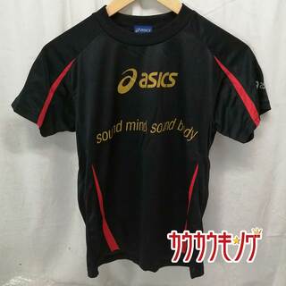アシックス(asics)のアシックス 全日本 2013 半袖シャツ プラシャツ S ブラック メンズ 卓球ウェア(卓球)