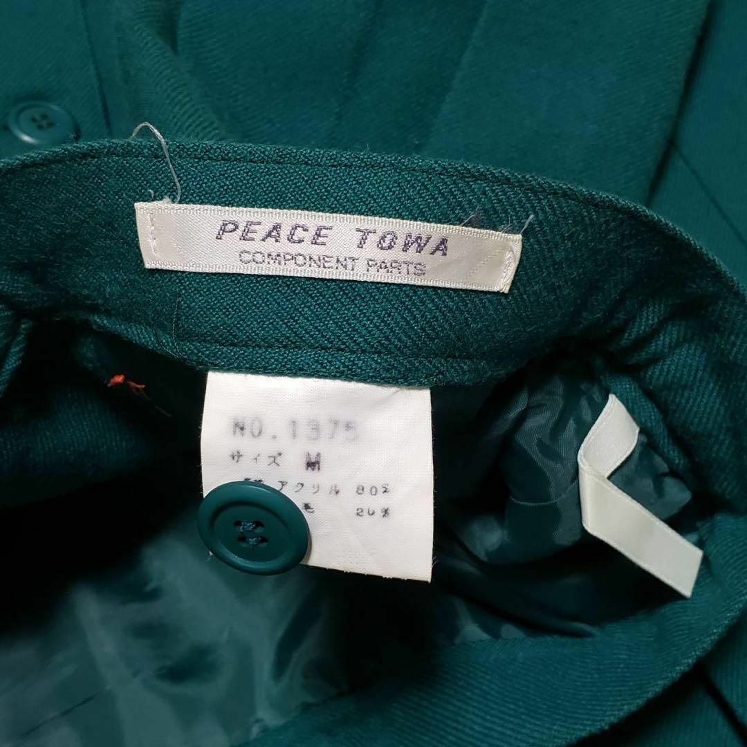 PEACE TOWA レディース【M】ミモレ丈スカート♡ウール混 シンプル♡緑 レディースのスカート(ひざ丈スカート)の商品写真