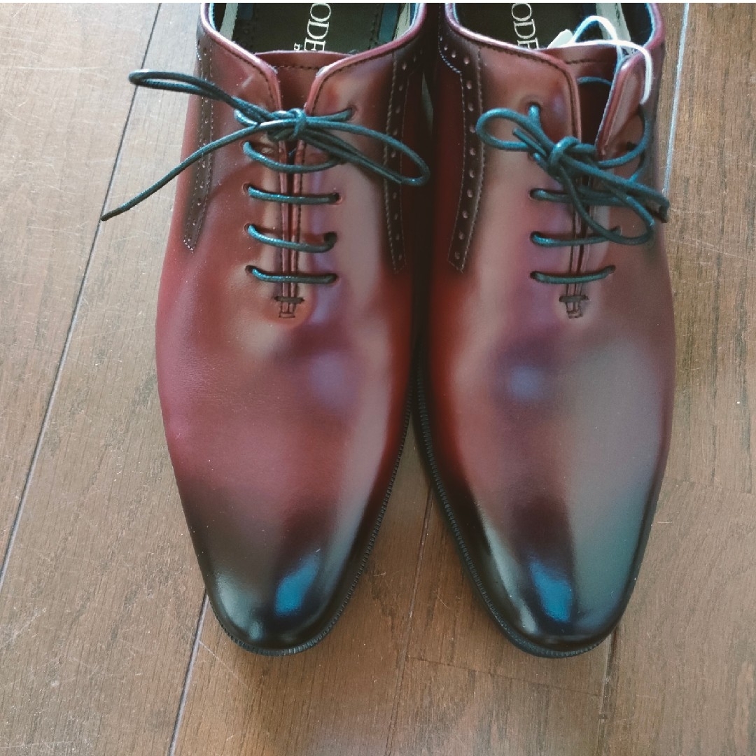 MODELLO（madras） - マドラス 革靴 茶色 24.5cm タグ付き新品の通販
