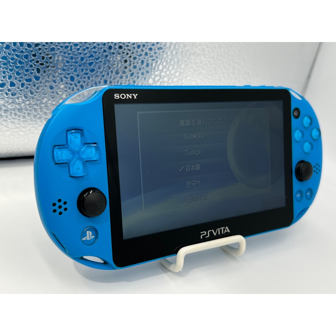 PlayStation Vita - 【完品・液晶美品】PS Vita PCH-2000 アクアブルー