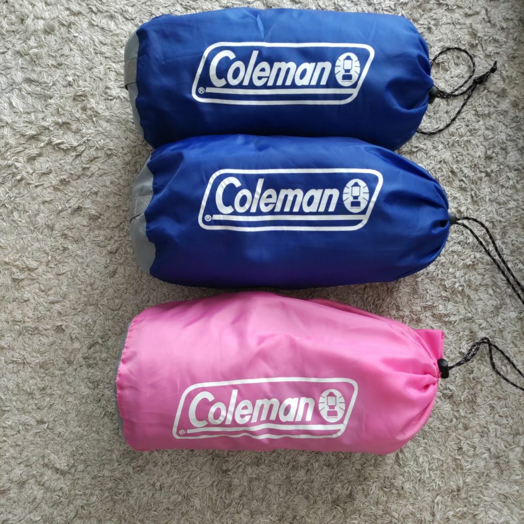 Coleman(コールマン)のコールマン　キッズ　寝袋　夏用　スクールマミーC10　３個セット スポーツ/アウトドアのアウトドア(寝袋/寝具)の商品写真