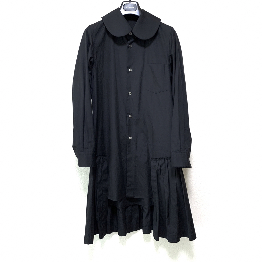 《美品》COMME des GARCONS ドッキング シャツワンピース XS