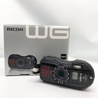 リコー(RICOH)のRICOH 防水デジタルカメラ RICOH WG-4GPS ブラック(コンパクトデジタルカメラ)