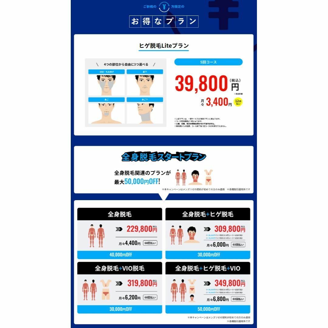 メンズリゼ・リゼクリニック 5％オフ紹介カード 最短即日発送 取引実績あり チケットの優待券/割引券(その他)の商品写真