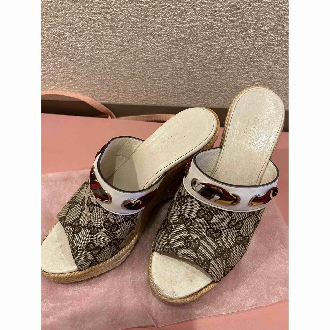 Gucci(グッチ)のGUCCIのウェッジソールサンダル レディースの靴/シューズ(サンダル)の商品写真