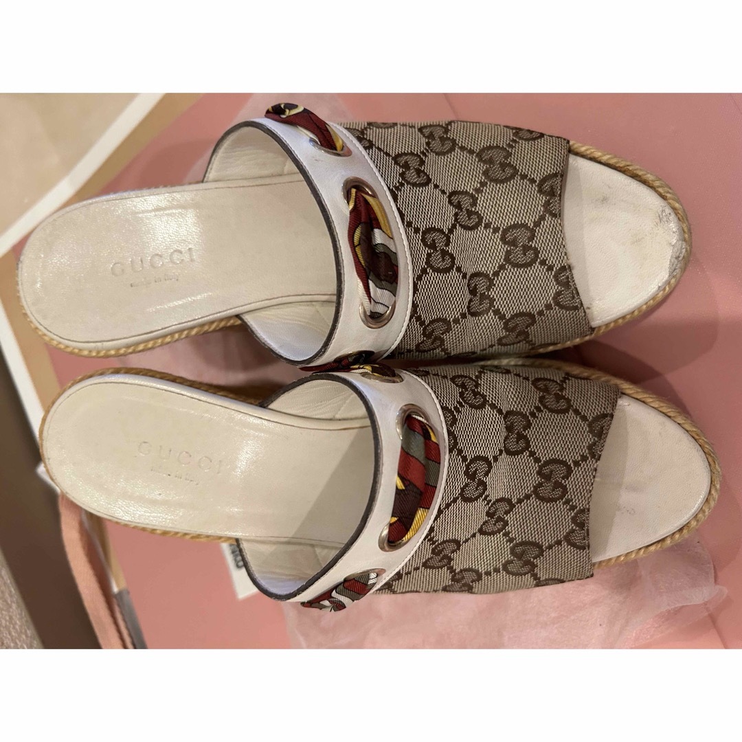 Gucci(グッチ)のGUCCIのウェッジソールサンダル レディースの靴/シューズ(サンダル)の商品写真
