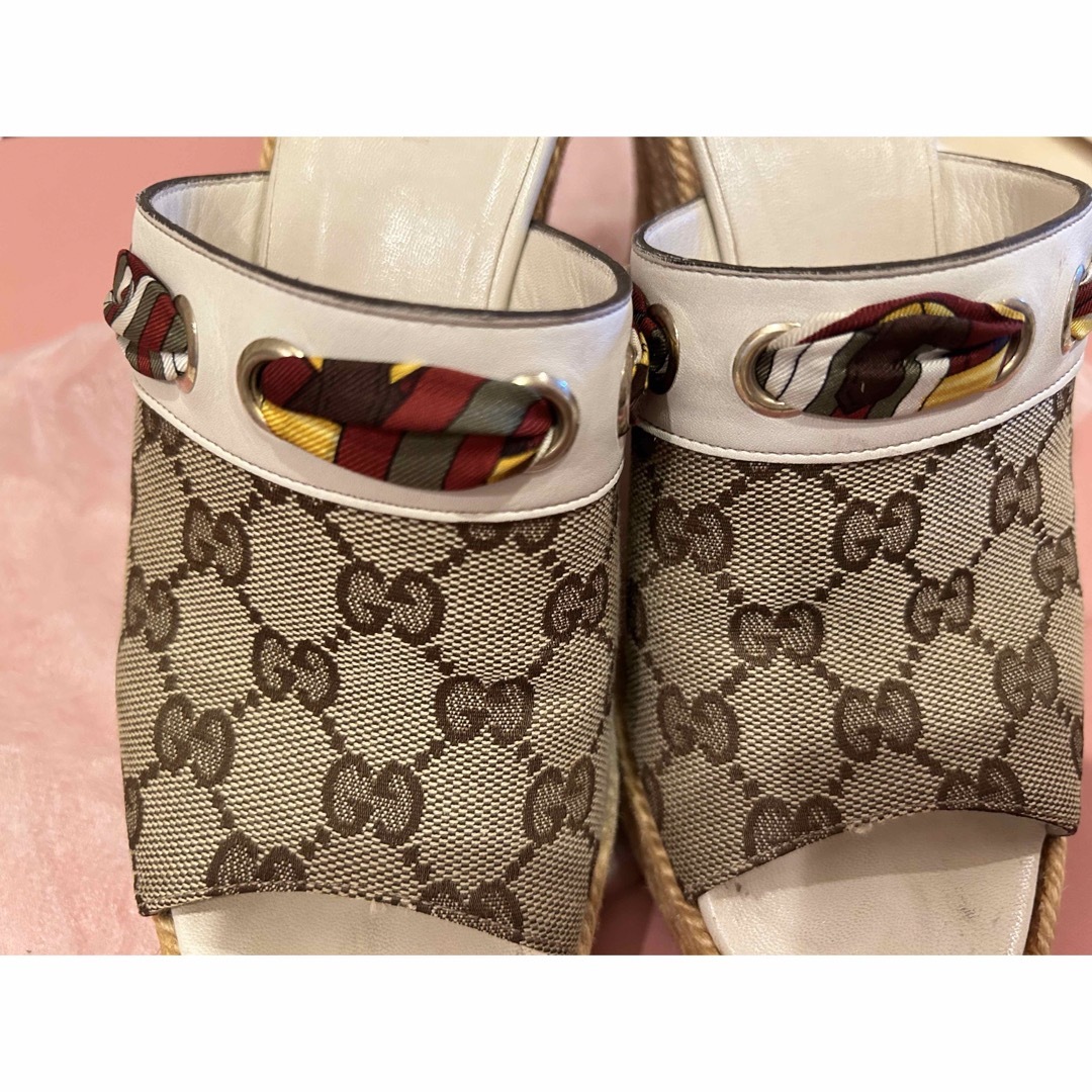 Gucci(グッチ)のGUCCIのウェッジソールサンダル レディースの靴/シューズ(サンダル)の商品写真