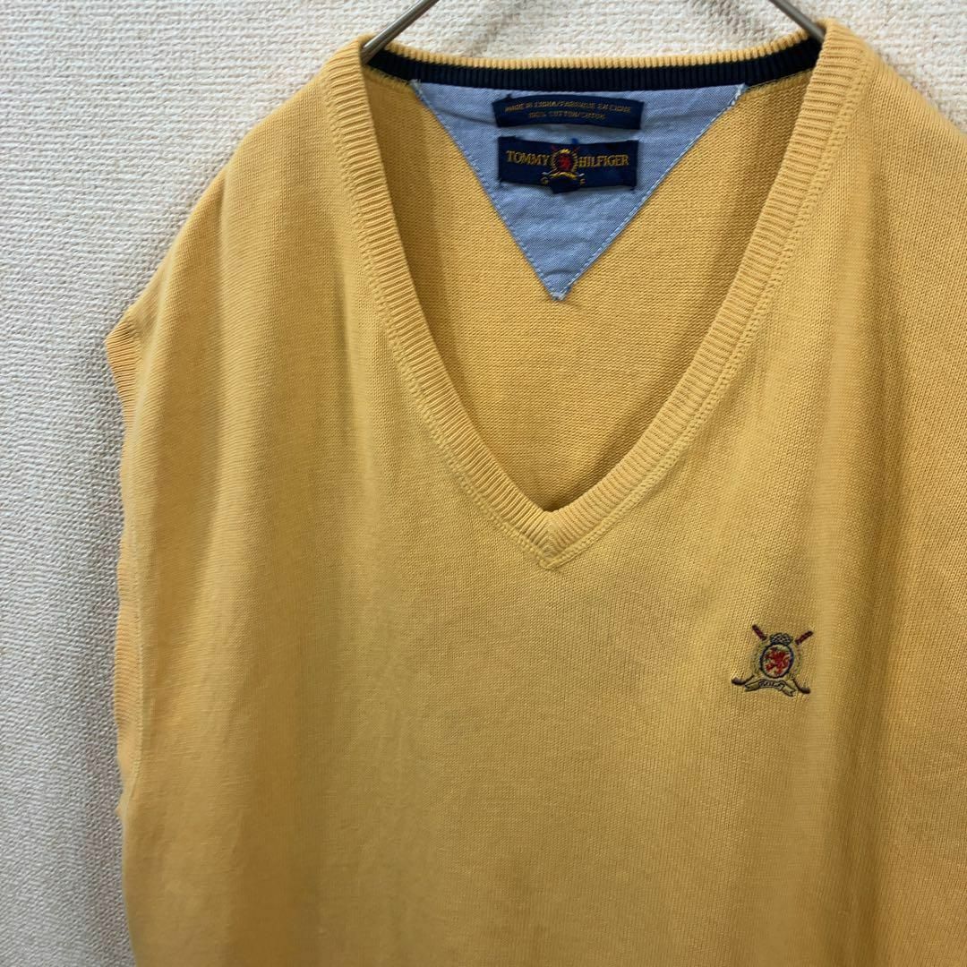 TOMMY HILFIGER(トミーヒルフィガー)の【XL】TOMMY HILFIGER ゴルフベスト アメリカ 古着 ストリート メンズのトップス(ベスト)の商品写真