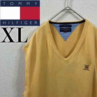 トミーヒルフィガー(TOMMY HILFIGER)の【XL】TOMMY HILFIGER ゴルフベスト アメリカ 古着 ストリート(ベスト)