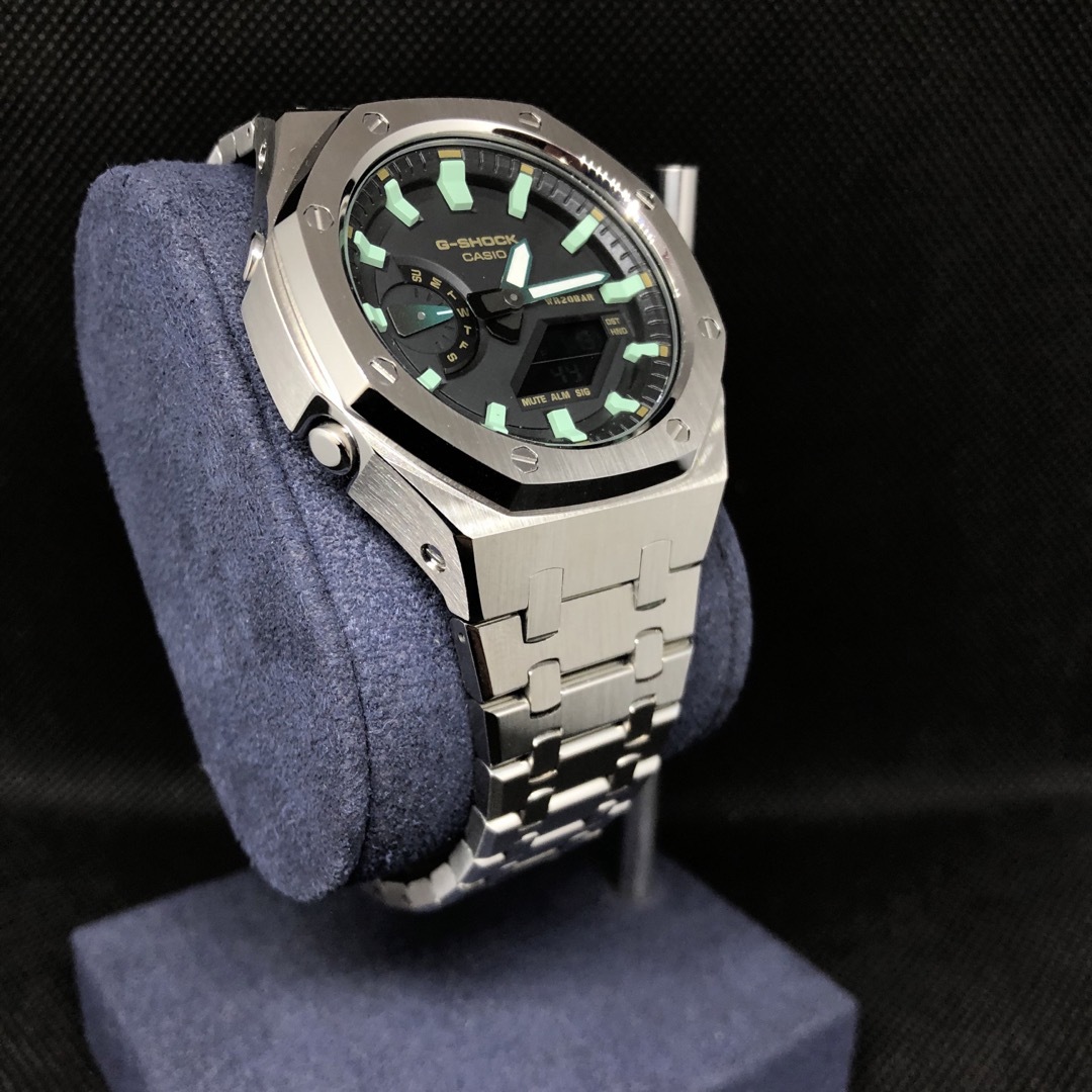 G-SHOCK - GA-2100本体付き ステンレスベルトセット カシオーク