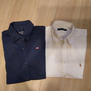 ラルフローレン(Ralph Lauren)のラルフローレン　女シャツLサイズ2枚組(シャツ/ブラウス(半袖/袖なし))