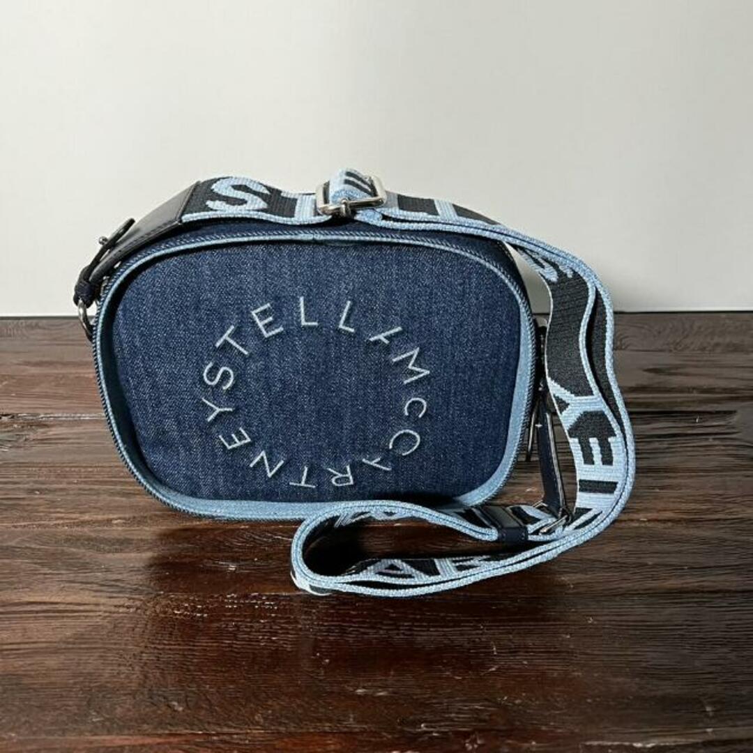 レディースSTELLA McCARTNEY(ステラマッカートニー) 700266 ステラ ロゴ ミニバッグ デニム Smoky Blue