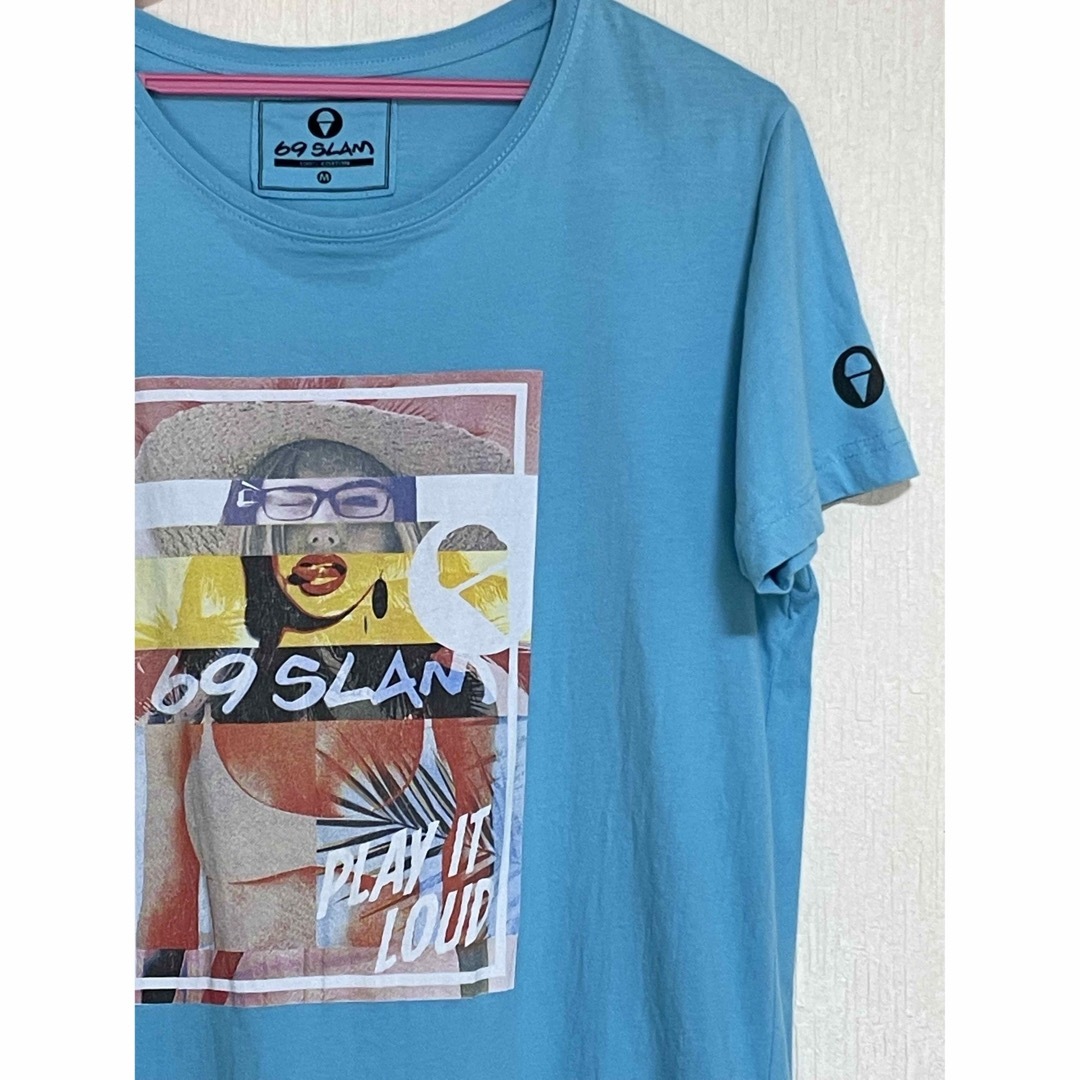 69SLAM(ロックスラム)の69SLAM ロックスラム　水着ガールプリント　半袖Tシャツ メンズのトップス(Tシャツ/カットソー(半袖/袖なし))の商品写真